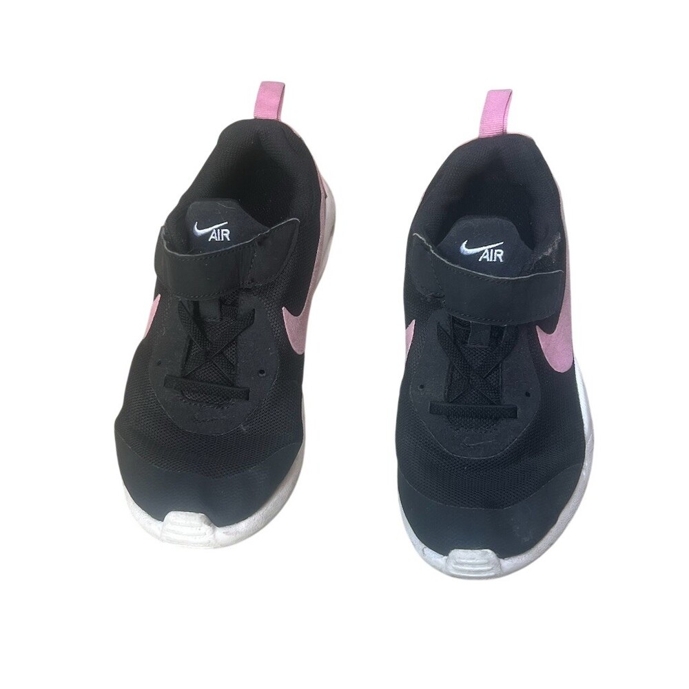 Nike Air Max Oketo Toddler Girls Sneakers Black Pink Hook & Loop Strap